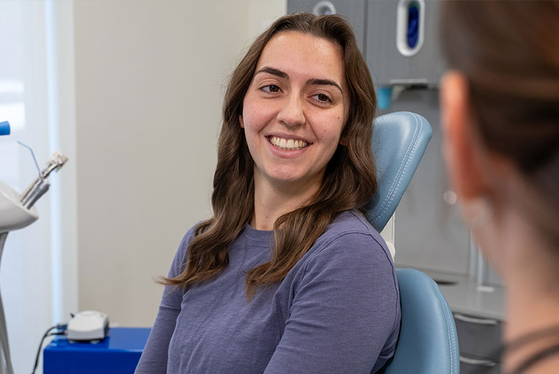 talking to perio dentist